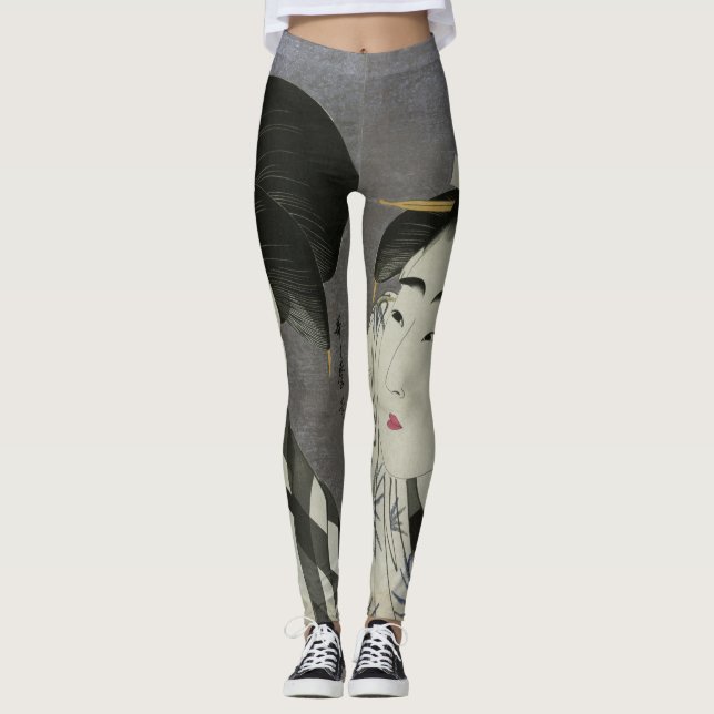 Leggings Ase O Fuku Onna Leyendas de arte japonesas (Anverso)