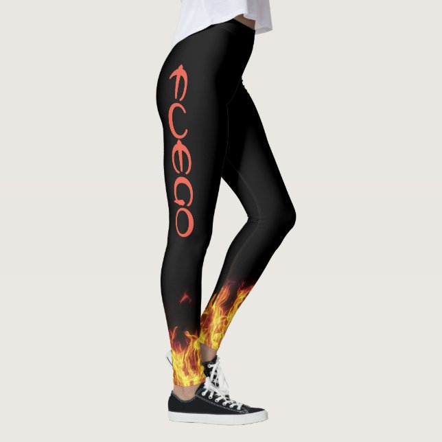 Leggings Asistente para disparar las leggencias FUEGO ejecu (Derecha)