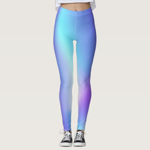 Leggings Asombrosas garras de luz morado-azul