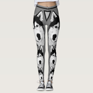 Leggings Asombrosas Piernas Husky Siberianas