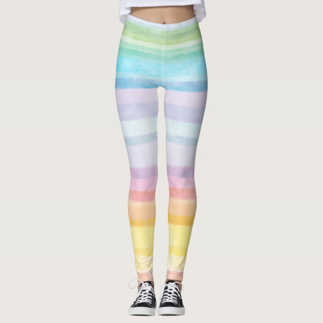 Leggings Asombroso arcoiris de moda (Anverso)