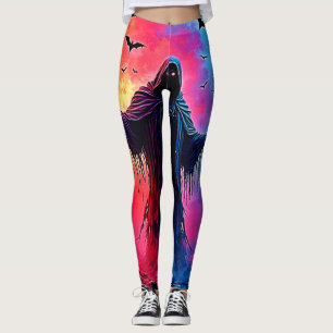 Leggings Asombroso Demón vestido con diseño de sombras