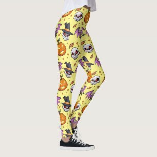 Leggings Asombroso Personalizado de Guay Halloween (amarill