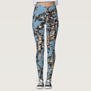Leggings Asombrosos pollos de invierno en el vuelo