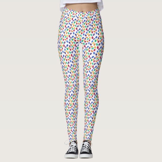 Leggings Aspecto de Jelly Bean multicolor (Anverso)