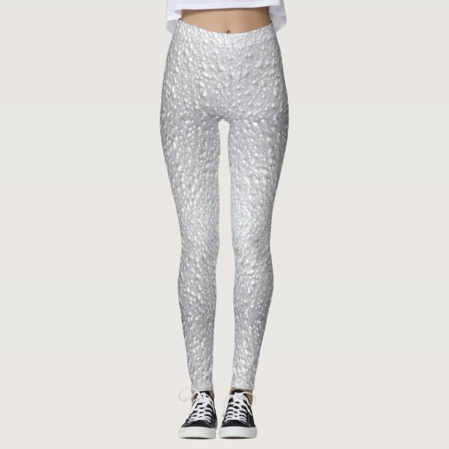 Leggings Aspecto texturizado blanco (Anverso)