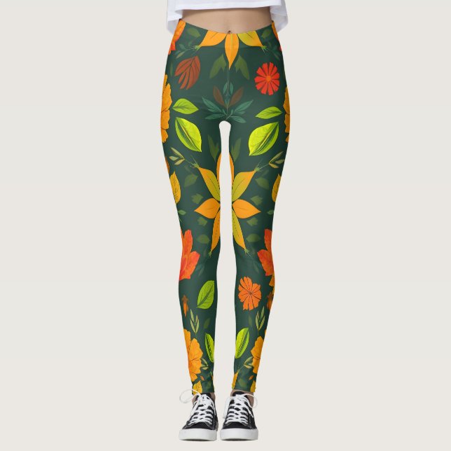 Leggings Aspectos naturales vibrantes (Anverso)