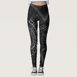 Leggings Aspirantes nocturnos Leggings: Elegancia de trineo