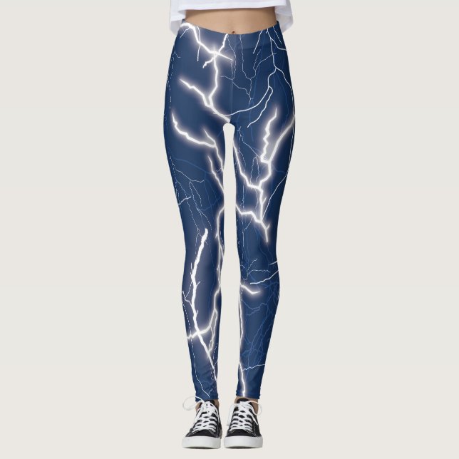 Leggings Ataque con Trueque - Tormenta eléctrica (Anverso)