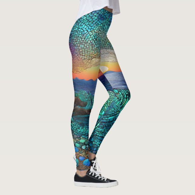 Leggings Ataque marino Aqua Mirage (Derecha)