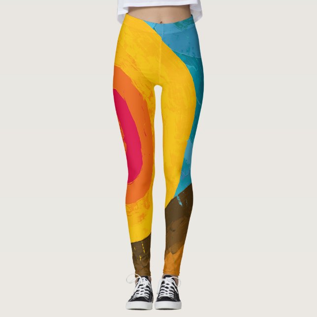 Leggings Atardecer vibrante de Cabo Verde (Anverso)