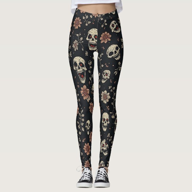 Leggings aterrador, espeluznante (Anverso)