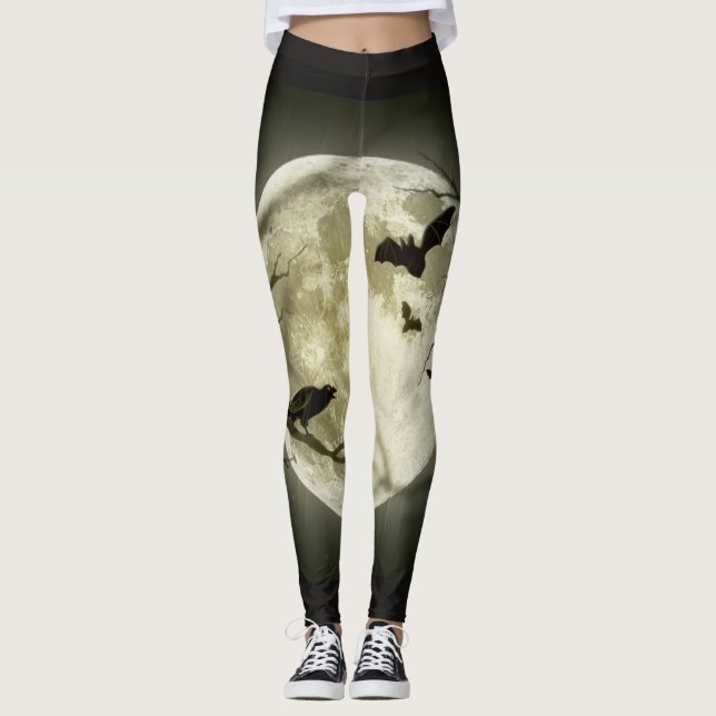 Leggings Aterradoras piernas nocturnas (Anverso)