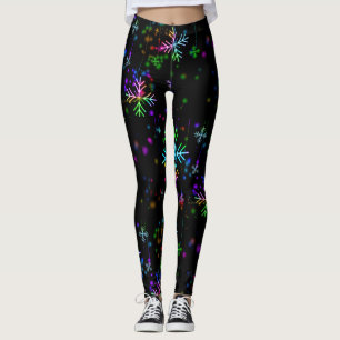 Leggings Atmósfera navideña festiva y animada de SlipperyJo