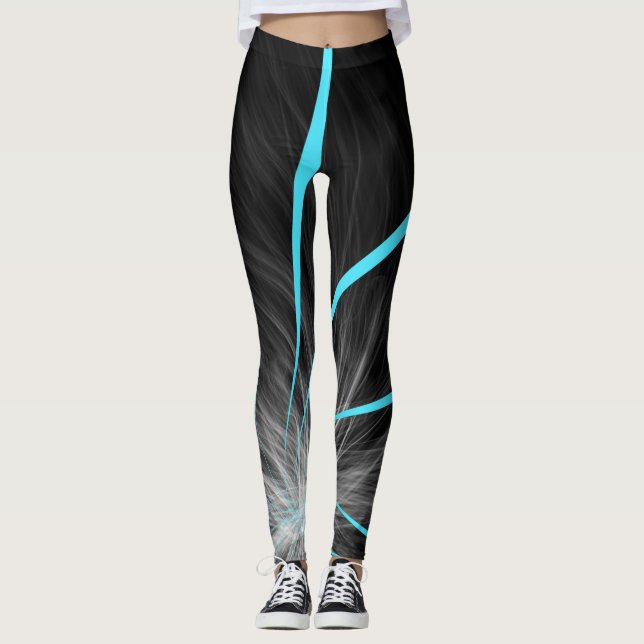 Leggings Atmósfera negra y azul (Anverso)