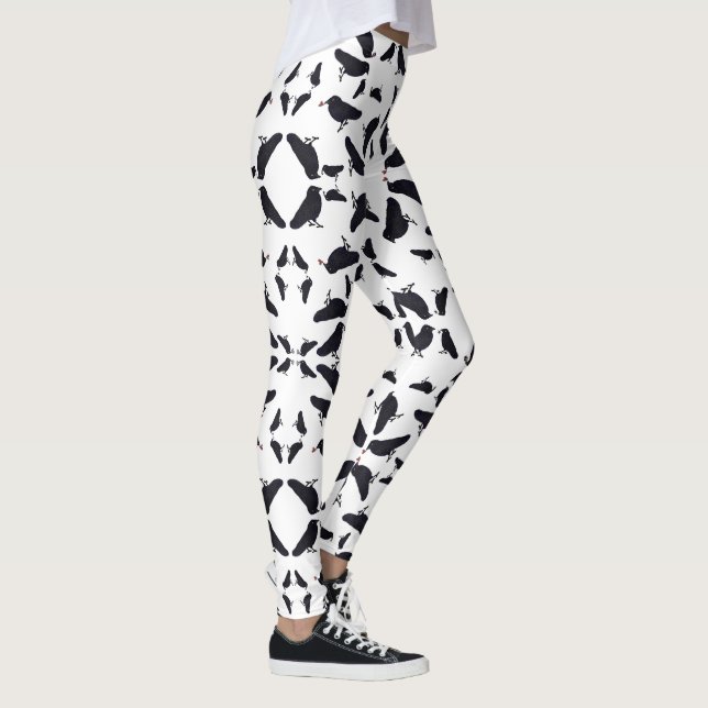 Leggings Atractivo cuervos con regalos (Derecha)