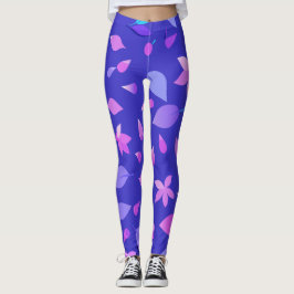 Leggings Aurora Bloom: Gradientes suaves con pétalos de flo