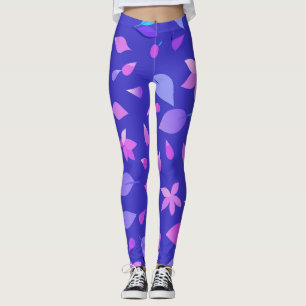 Leggings Aurora Bloom: Gradientes suaves con pétalos de flo