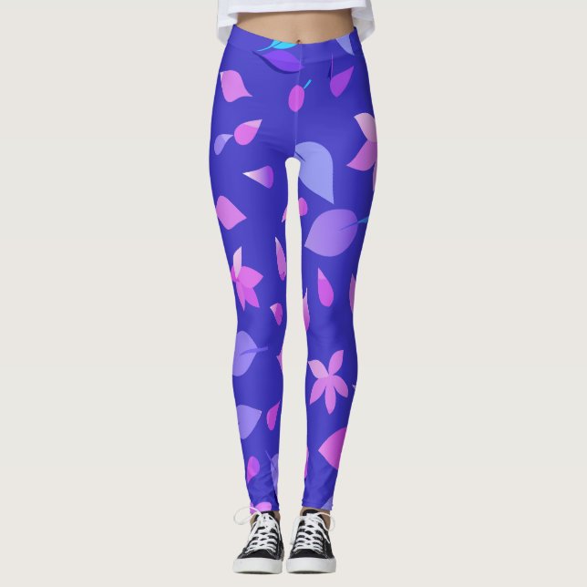 Leggings Aurora Bloom: Gradientes suaves con pétalos de flo (Anverso)