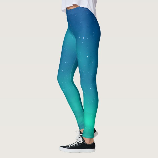 Leggings Aurora boreal inspirada - polainas (Izquierda)