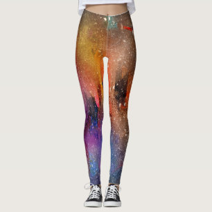 Leggings Aurora Borealis Lámparas del Norte y Piernas de Ár