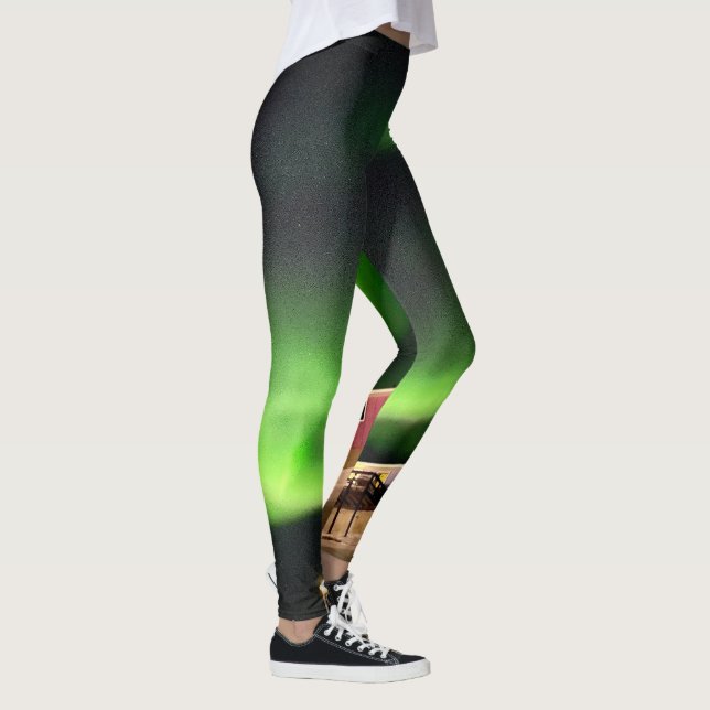 Leggings Aurora Borealis Northern Light Ilulissat Greenland (Derecha)
