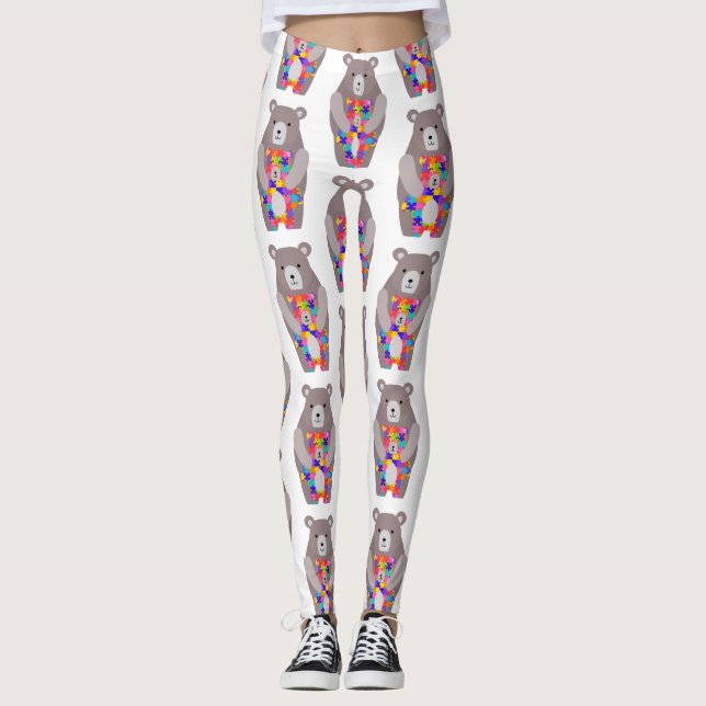 Leggings autismo mama bear (Anverso)