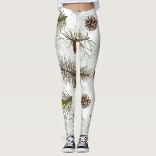 Leggings Autumn Pine Cones