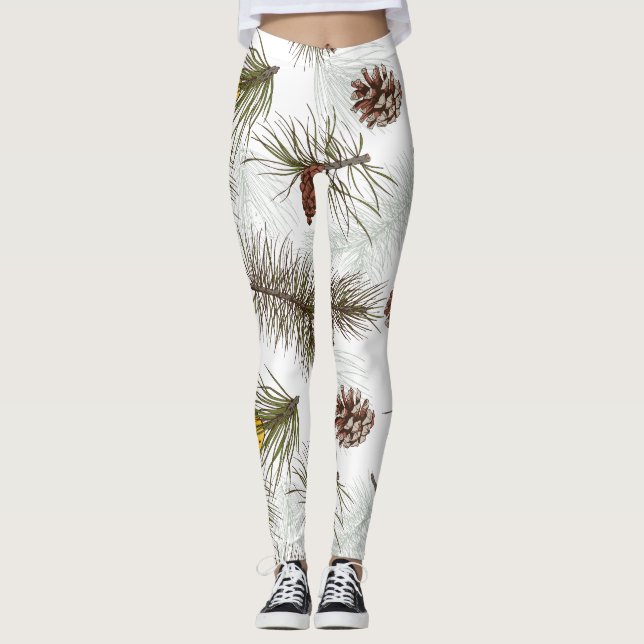 Leggings Autumn Pine Cones (Anverso)
