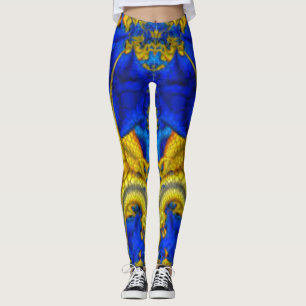Leggings Avatar Azul Zafiro Serpentino