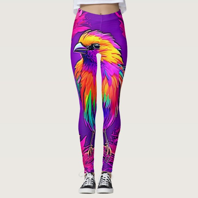 Leggings Ave arcoiris en Dreamland (Anverso)