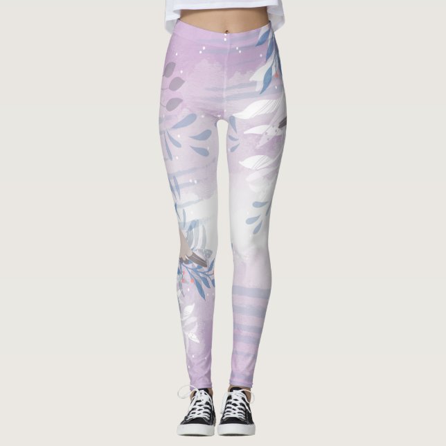 Leggings Ave Botánica de Moda Elegante (Anverso)