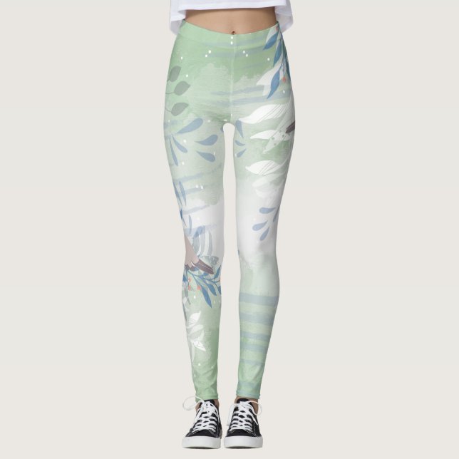 Leggings Ave Botánica de Moda Elegante (Anverso)