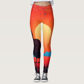Leggings Ave Kiwi a la luz de la luna