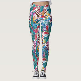Leggings Ave Tropical Del Paraíso