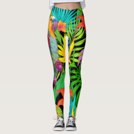 LEGGINGS AVE TROPICAL PARROT