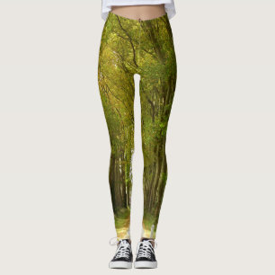 Leggings Avenida de las polainas de los árboles