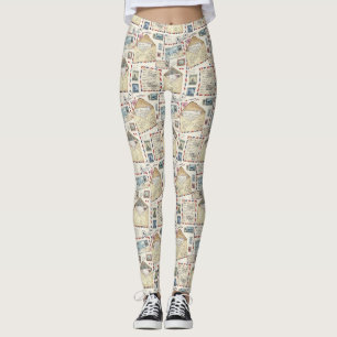 Leggings Aventura de correo aéreo vintage (2)