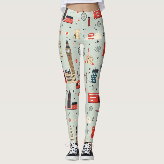 Leggings Aventura de Skyline de Londres (Anverso)