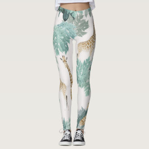 Leggings Aventura safari tropical 1 #art #tropical