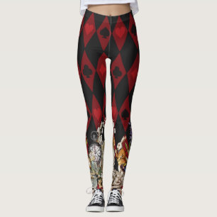 Leggings Aventuras de Alicia con el loco gato de Cheshire d