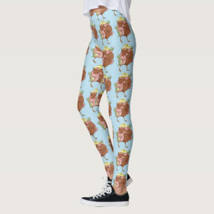 Leggings Aves de Weka Nueva Zelanda