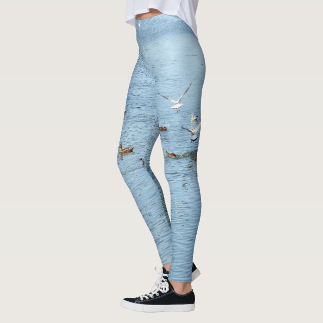 Leggings Aves En El Río De Verano (Izquierda)