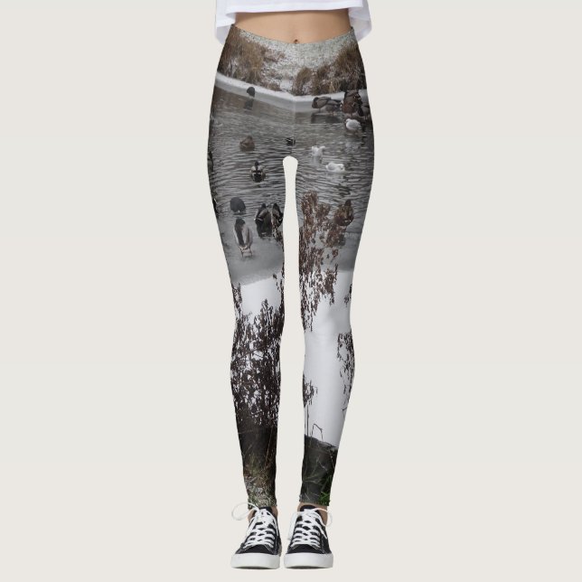 Leggings Aves en la leyenda del invierno (Anverso)