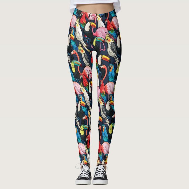 Leggings Aves exóticas (Anverso)