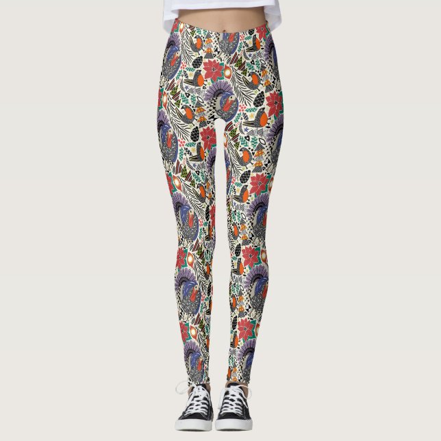 Leggings Aves navidades (Anverso)