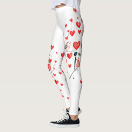 Leggings Aves para El día de San Valentín