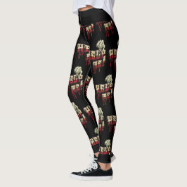 Leggings Ayúdame con la mano de Zombie