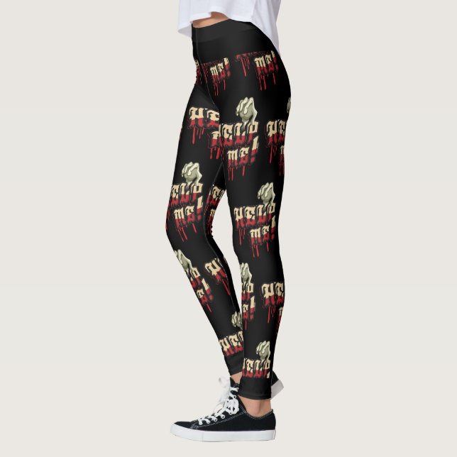 Leggings Ayúdame con la mano de Zombie (Izquierda)