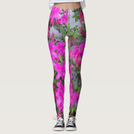Leggings Azaleas rosa brillante en las piernas